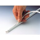 Inofix cablefix selbstklebender flexibler Kabelkanal 8 x 7 mm, 1m lang; 4er Set (wei&szlig;)