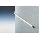Inofix cablefix selbstklebender flexibler Kabelkanal 10,5 x 10 mm, 1m lang; (silbergrau)