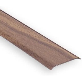 Inofix &Uuml;bergangsprofil, Ausgleichsprofil, stufenloser H&ouml;henausgleich f&uuml;r Laminat, Teppich, Parkett &amp; Fliesen 82 x 3 x 0,2 cm (L/B/H) selbstklebend (Holz dunkel)